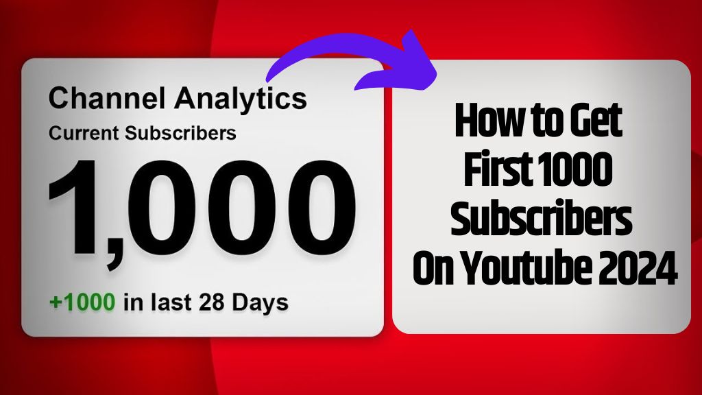 How to Get First 1000 Subscribers On Youtube 2024